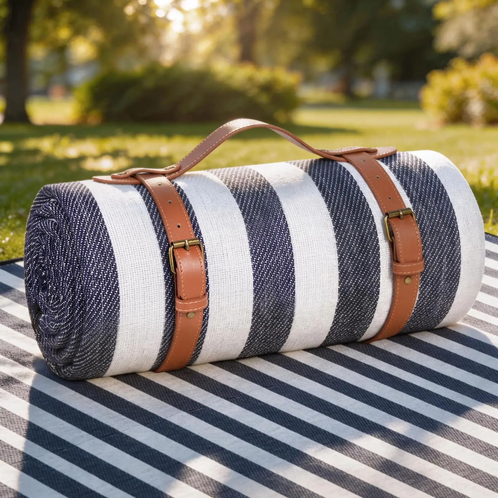 Extra Large 80" X 80" Picnic Blanket Waterproof - Image 1