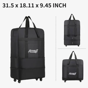 Expandable Rolling Duffel Bag Suitcases - Thumbnail Image 10