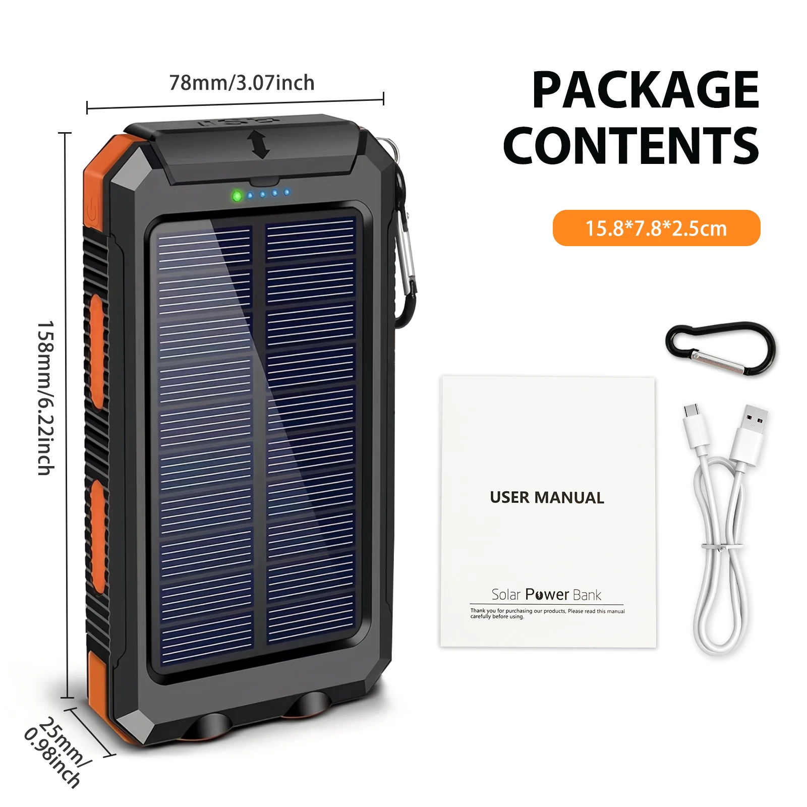 30000mAh Solar Power Bank - Image 5