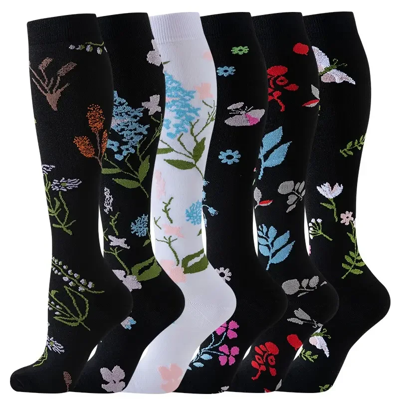 Women's 6-Pack Mid-Calf Compression Socks Bundle - Image 27