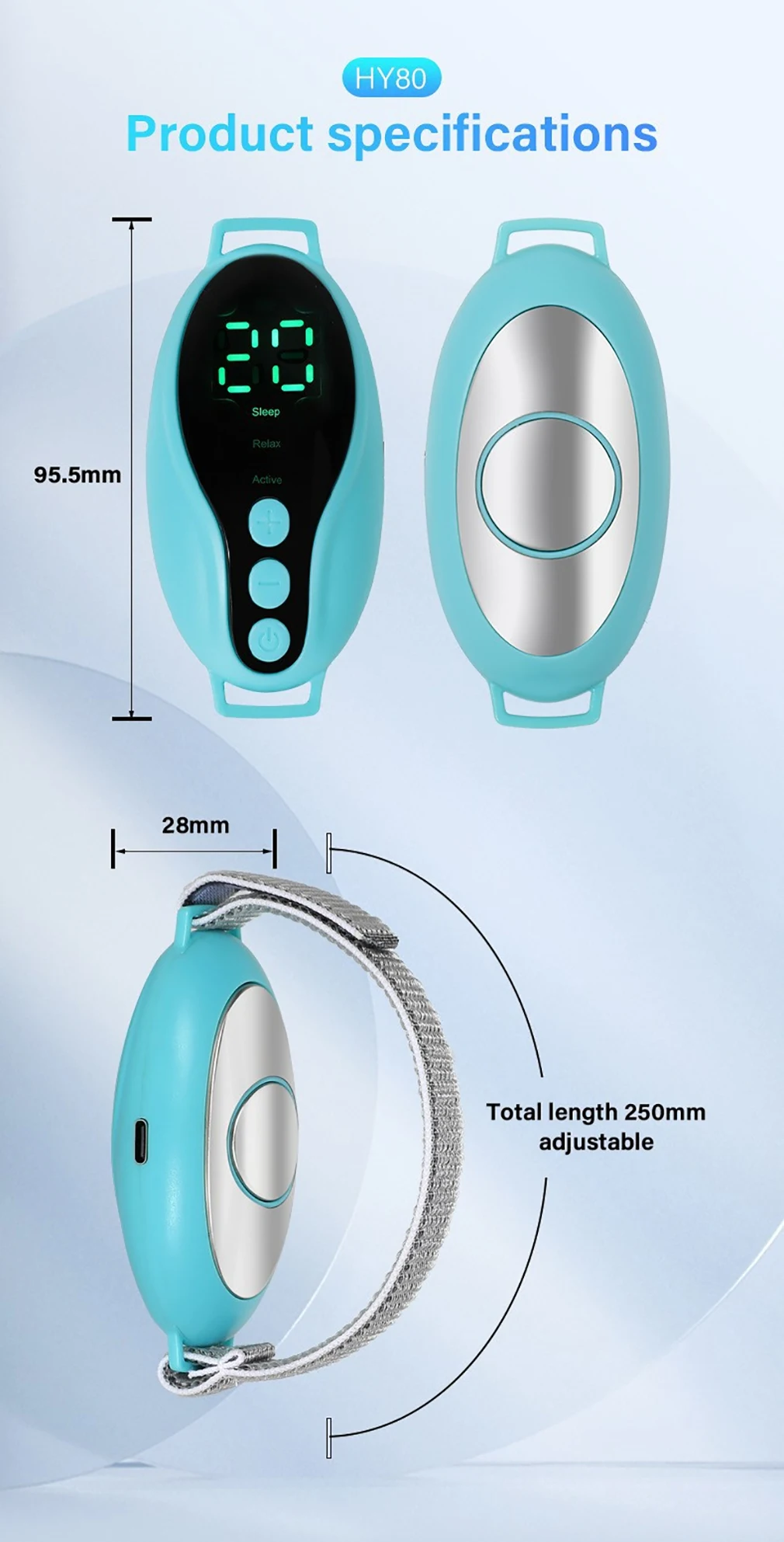 EMS Sleep Aid Massage Handheld 20 Levels Relaxation - Image 5