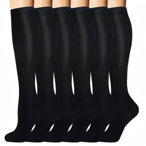 Women's 6-Pack Mid-Calf Compression Socks Bundle - Thumbnail Image 10