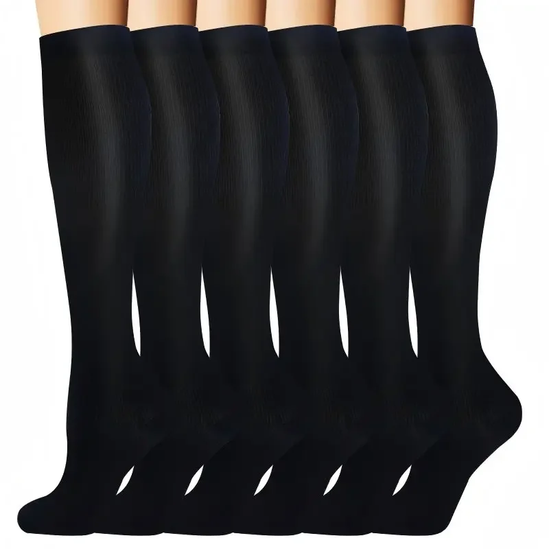 Women's 6-Pack Mid-Calf Compression Socks Bundle - Image 10