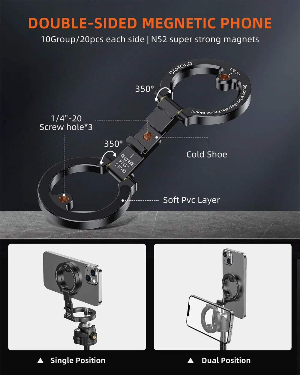 Dual Magnetic Phone Holder F - Image 3