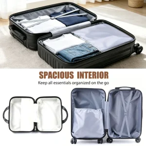 2 Piece Hardside Luggage Set - 20 Inch - Thumbnail Image 2