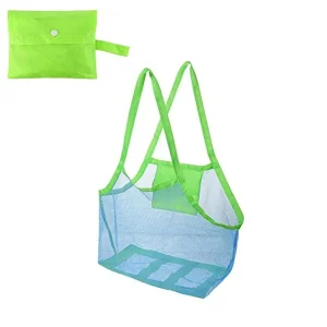 Multicolor Large Mesh Beach Bag,