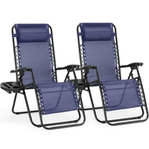 Portable Recliner Camping Patio Outdoor - Thumbnail Image 10