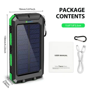 30000mAh Solar Power Bank - Thumbnail Image 7