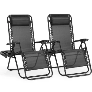 Portable Recliner Camping Patio Outdoor - Thumbnail Image 7