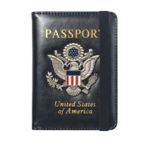 (PU Leather) Passport Holder Wallet - RFID- - Thumbnail Image 4