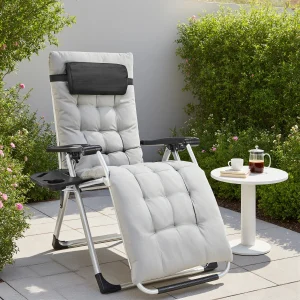 Portable Recliner Camping Patio Outdoor - Thumbnail Image 8