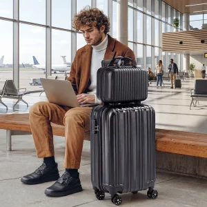 2 Piece Hardside Luggage Set - 20 Inch - Thumbnail Image 8