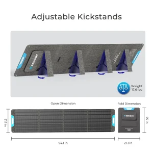 Renogy 200W Portable Solar Panel, - Thumbnail Image 5