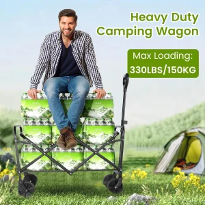 Heavy Duty Wagon Carts Foldable - Thumbnail Image 5