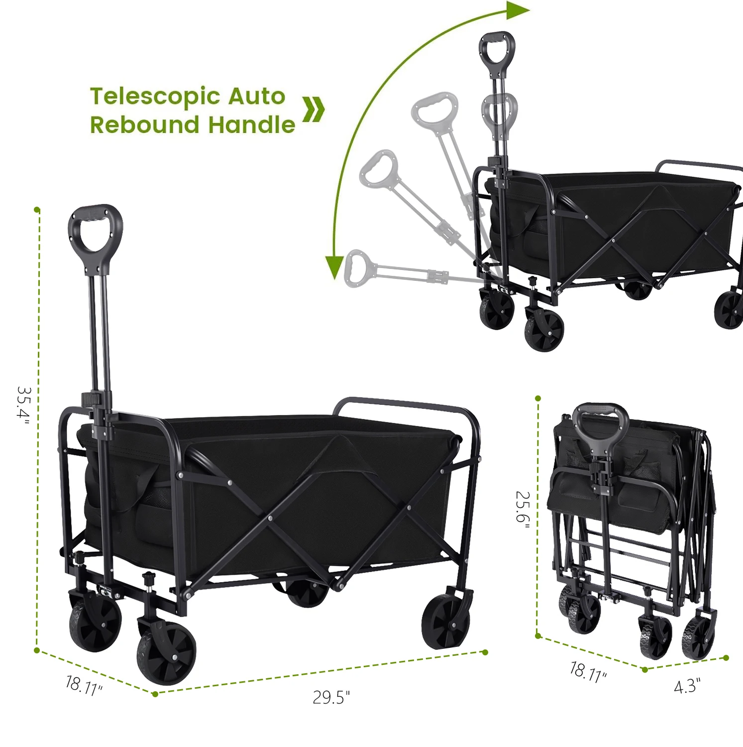 Heavy Duty Wagon Carts Foldable - Image 2