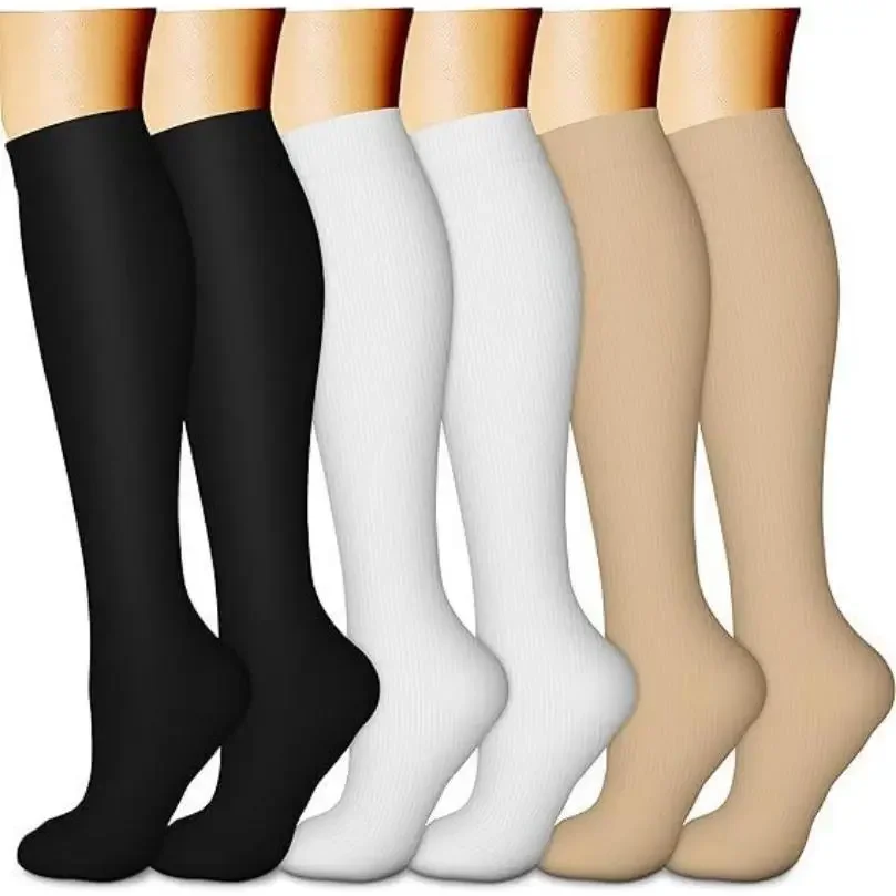 Women's 6-Pack Mid-Calf Compression Socks Bundle - Image 22