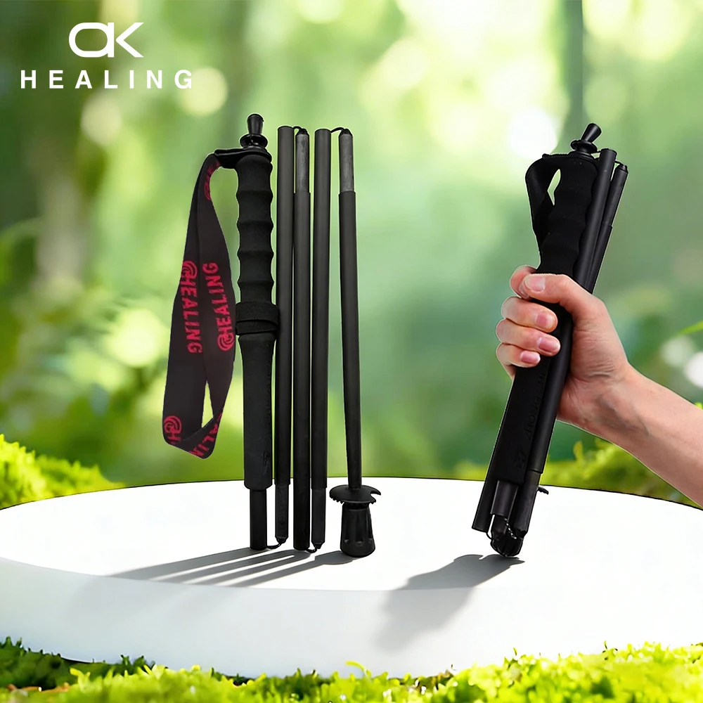2PCs Carbon Fiber Foldable 5-Sections - Image 1