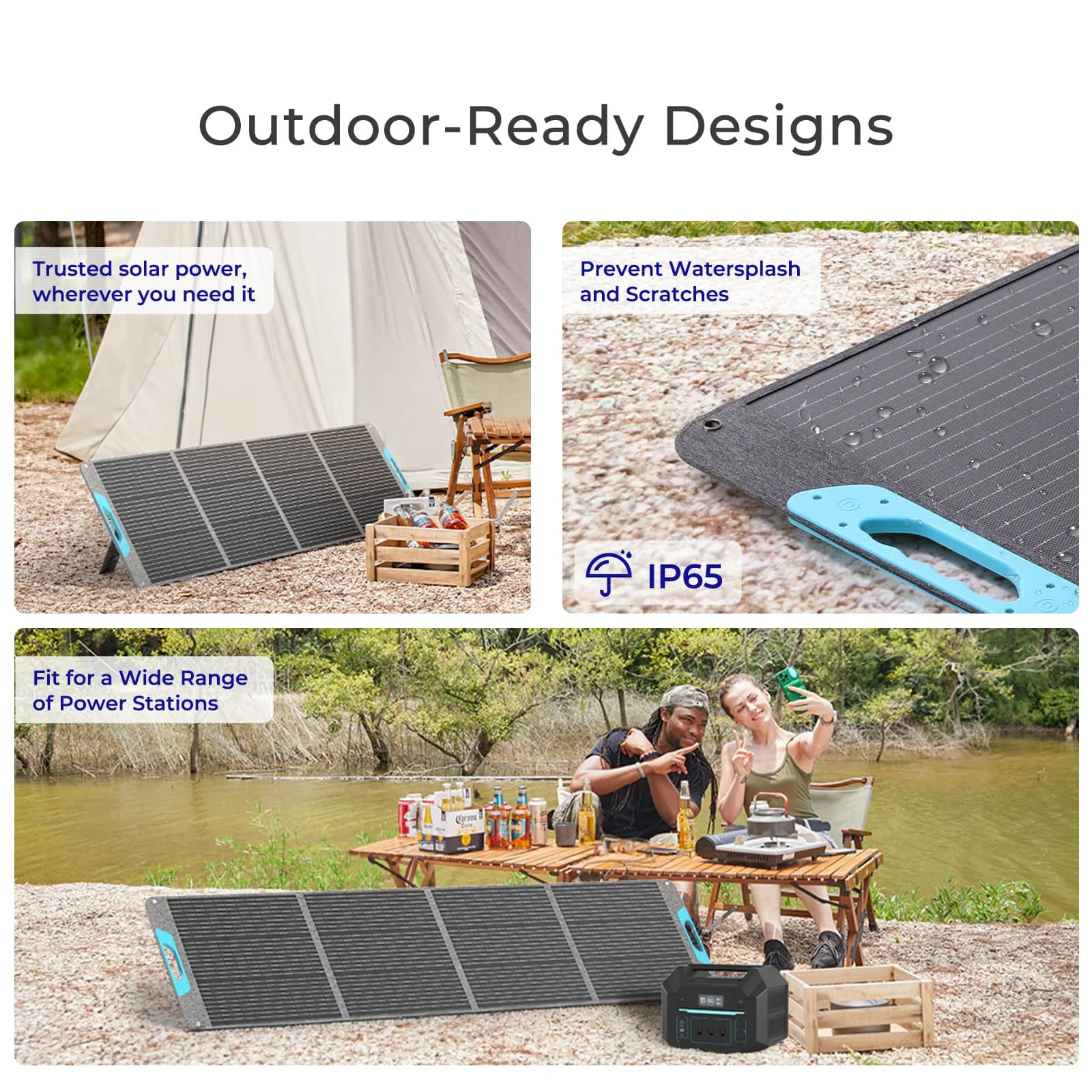 Renogy 200W Portable Solar Panel, - Image 2