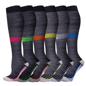 Women's 6-Pack Mid-Calf Compression Socks Bundle - Thumbnail Image 53