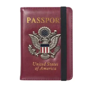 (PU Leather) Passport Holder Wallet - RFID- - Thumbnail Image 6