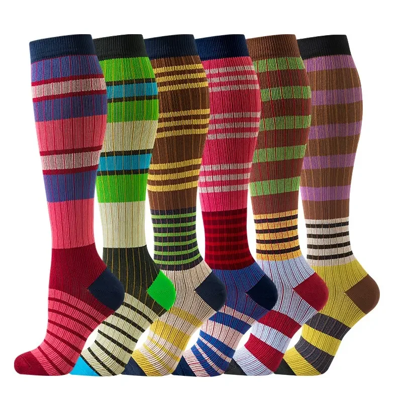 Women's 6-Pack Mid-Calf Compression Socks Bundle - Image 43