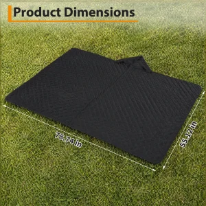 Hooded Camping Blanket, 78.74"×55.12" - Thumbnail Image 7