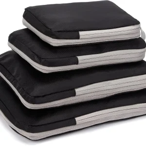 4Pcs/Set Travel Compression Packing Cubes Bag - Thumbnail Image 2