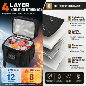 Insulated Lunch Bag Tactical Cooler Box - Thumbnail Image 6