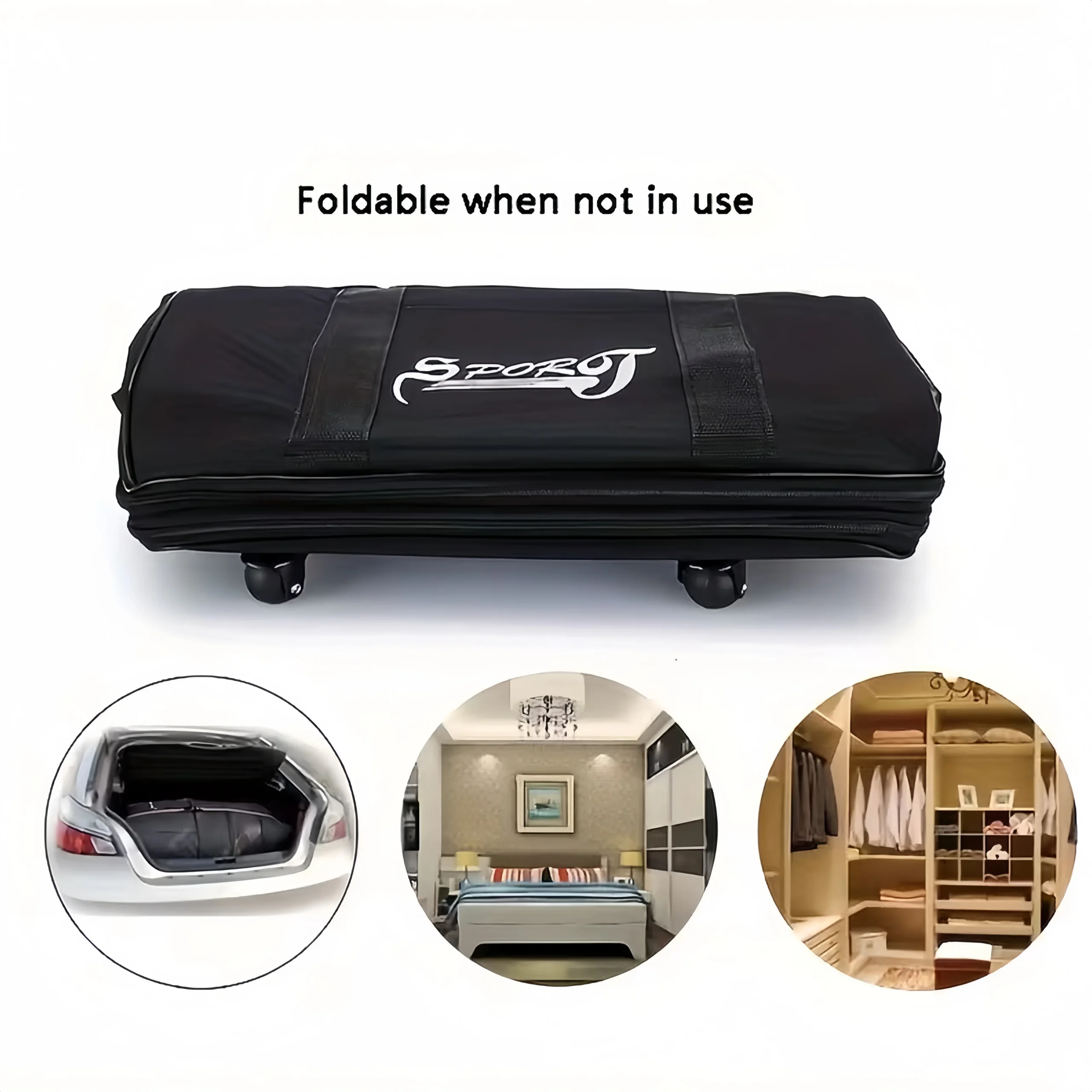 Expandable Rolling Duffel Bag Suitcases - Image 4