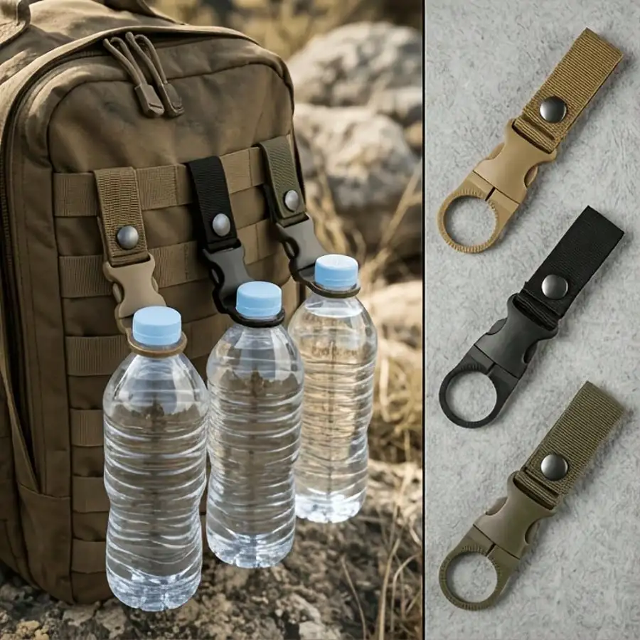 3pcs Outdoor Water Bottle ClipTravel - Image 1