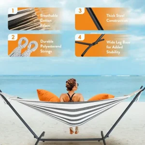 Gyroor Adjustable Stand Hammock - - Thumbnail Image 4