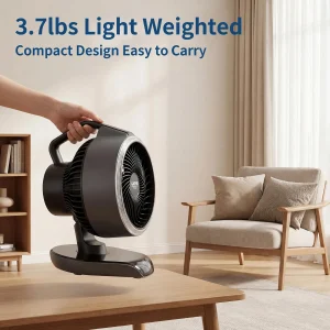 Portable Camping Fan Rechargeable Battery - Thumbnail Image 4