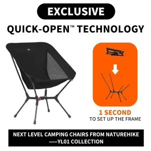 Naturehike Ultralight Folding Chair - Thumbnail Image 2