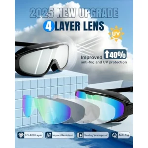 Swim Goggles 2 Pack, - Thumbnail Image 3