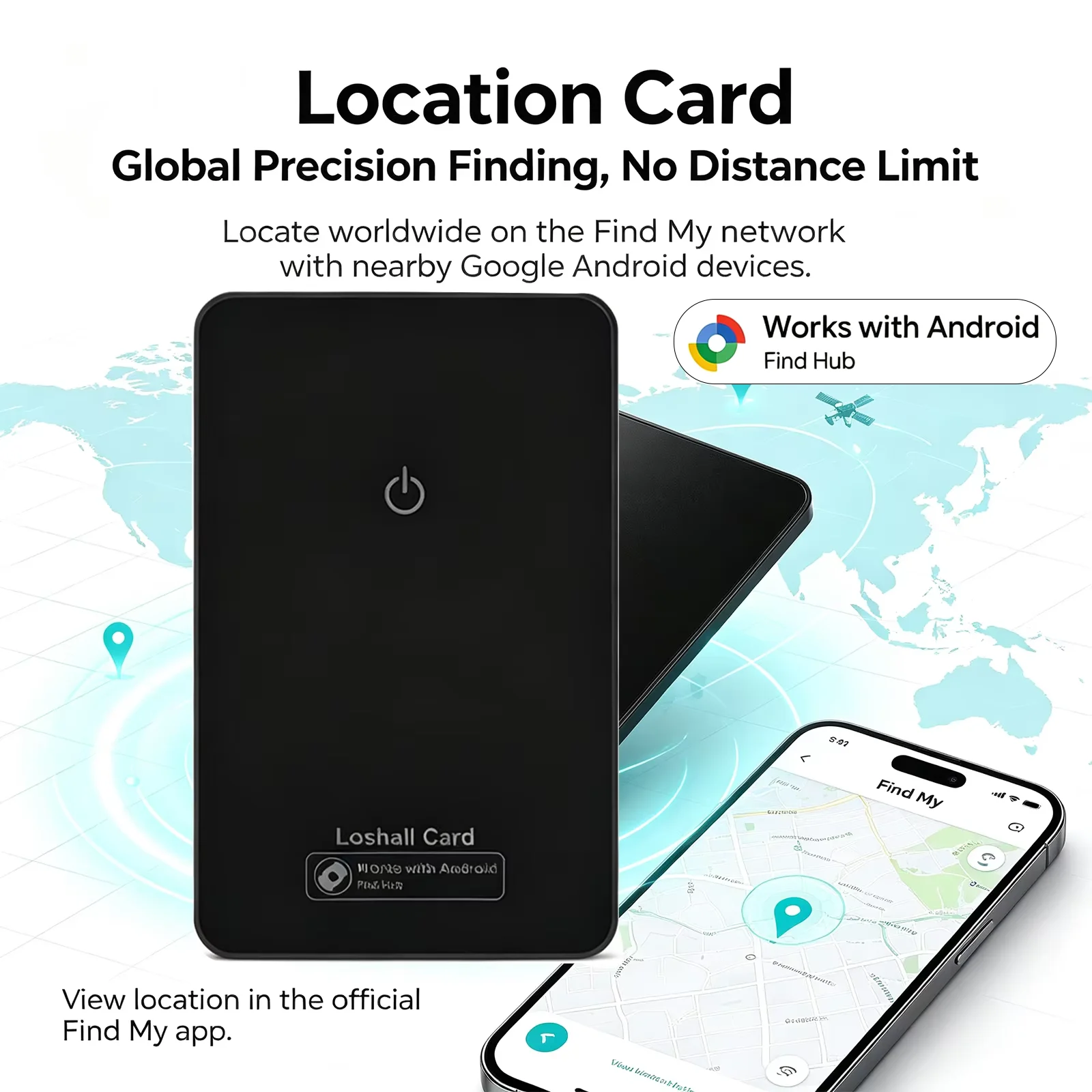 FocusOnPC 2-Pack Wireless Charging Wallet Tracke - Image 1