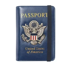 (PU Leather) Passport Holder Wallet - RFID- - Thumbnail Image 5
