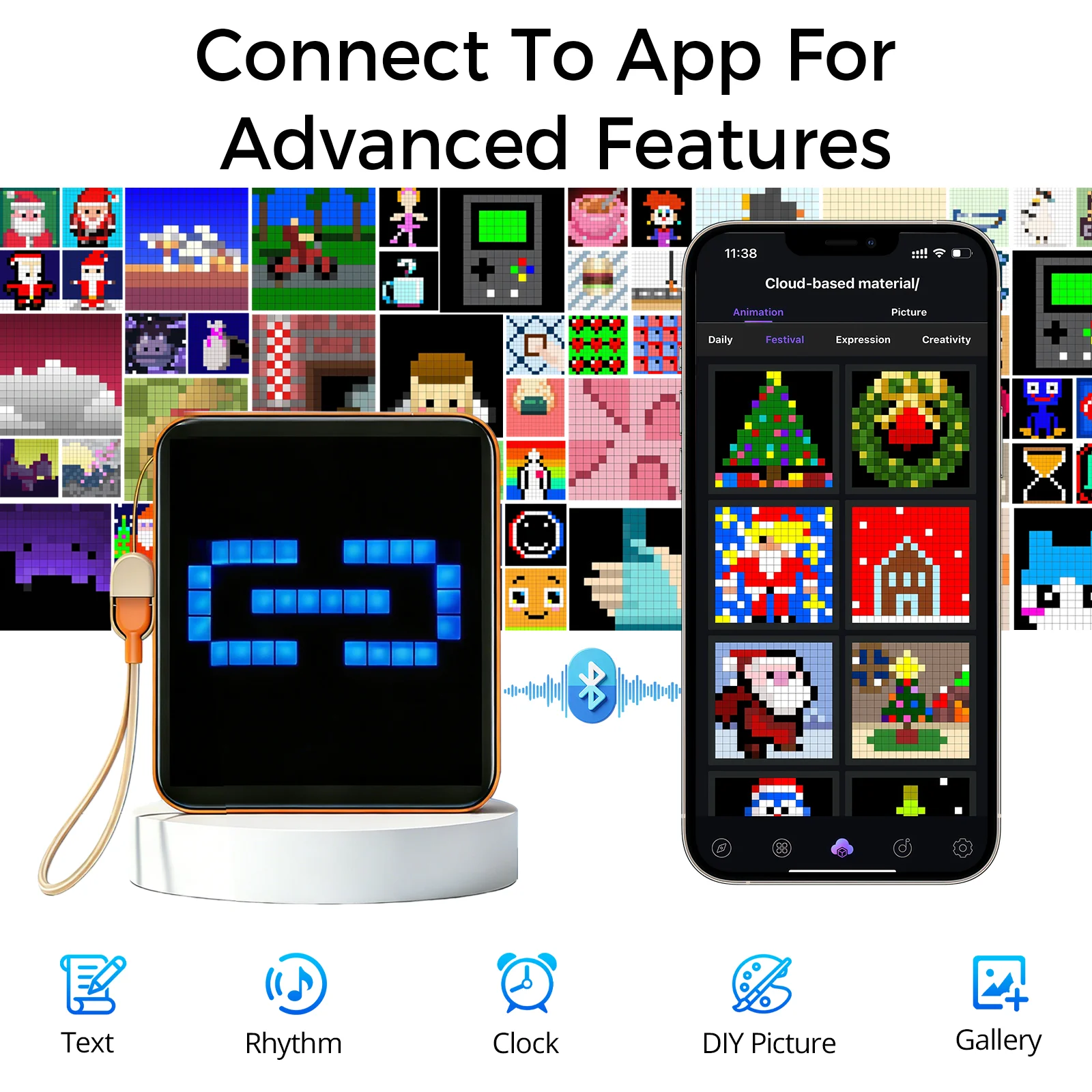 Pixel Art Portable Charger Mini - Image 4