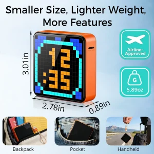 Pixel Art Portable Charger Mini - Thumbnail Image 2
