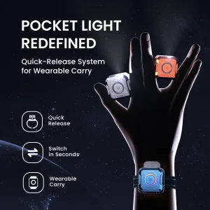 Pocket Flashlight Light Magnetic Wrist - Thumbnail Image 4