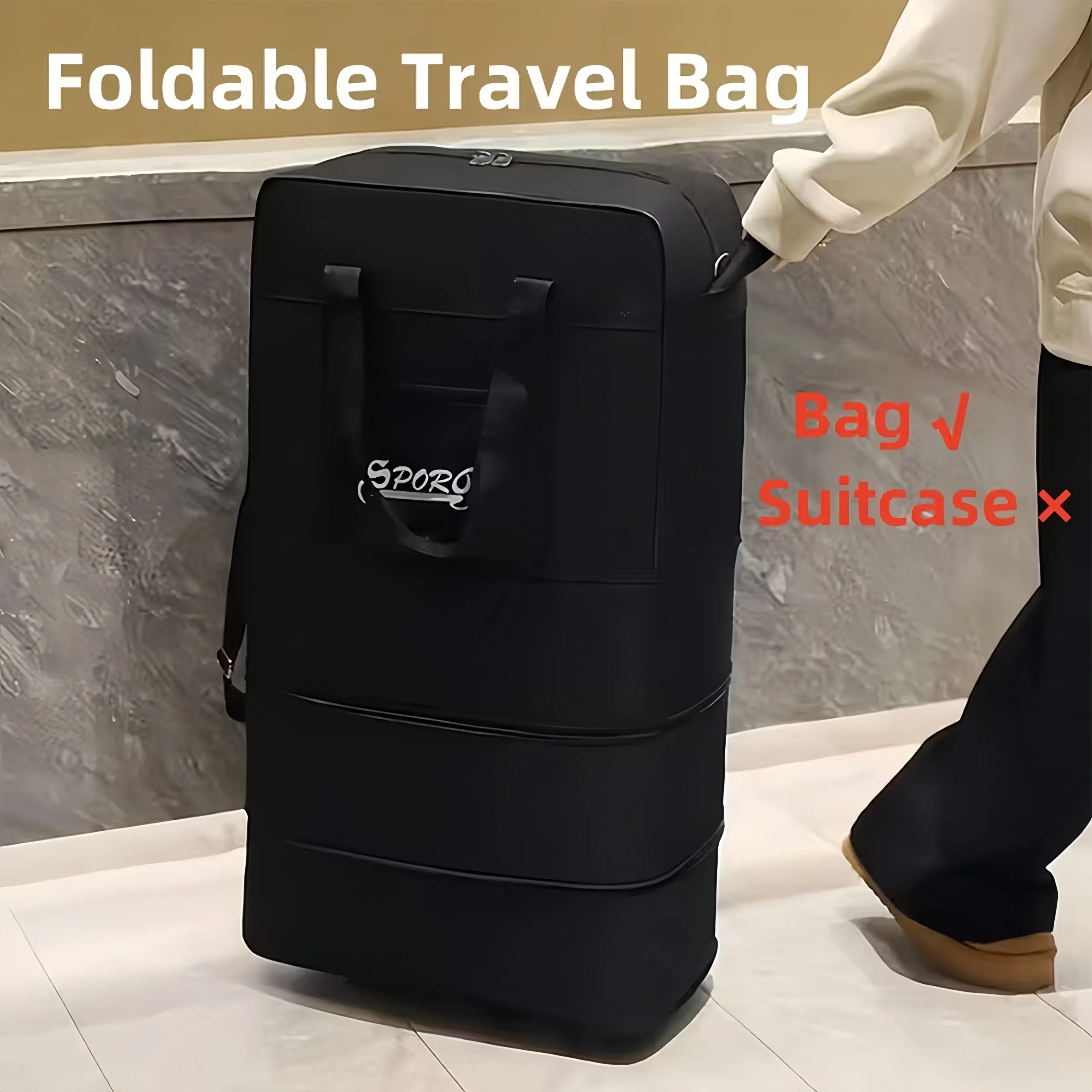 Expandable Rolling Duffel Bag Suitcases - Image 8