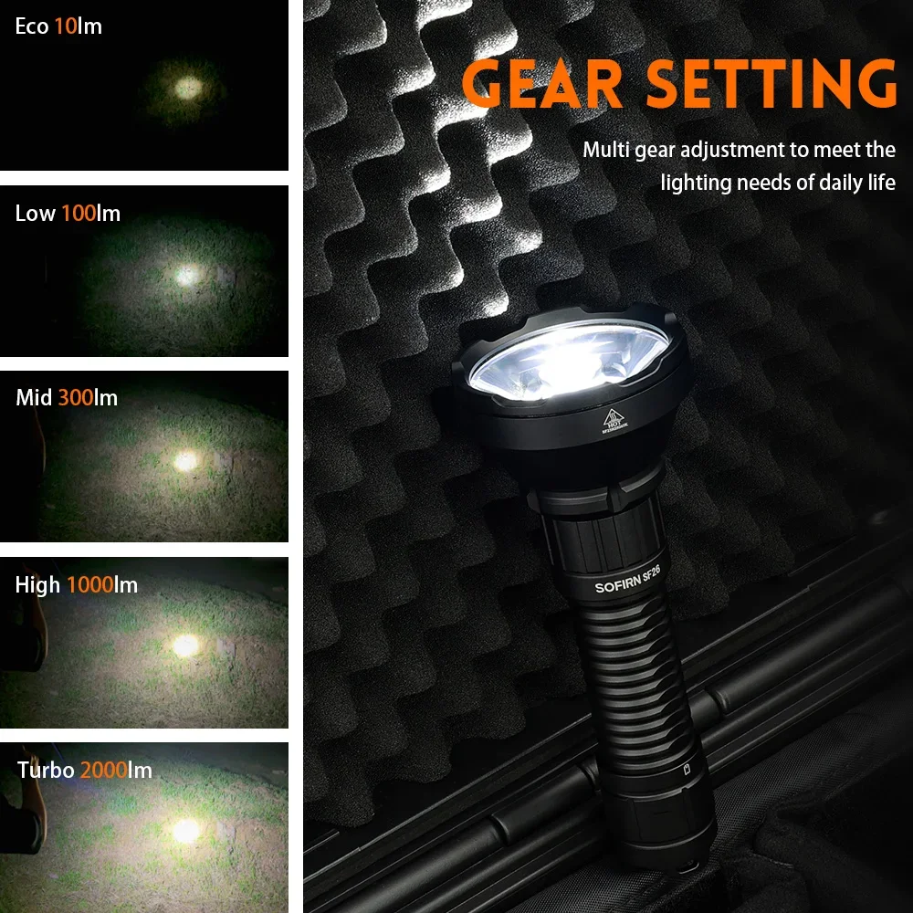 Sofirn Tactical Flashlight Type-C Rechargeable - Image 4