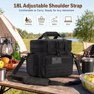 Insulated Lunch Bag Tactical Cooler Box - Thumbnail Image 8