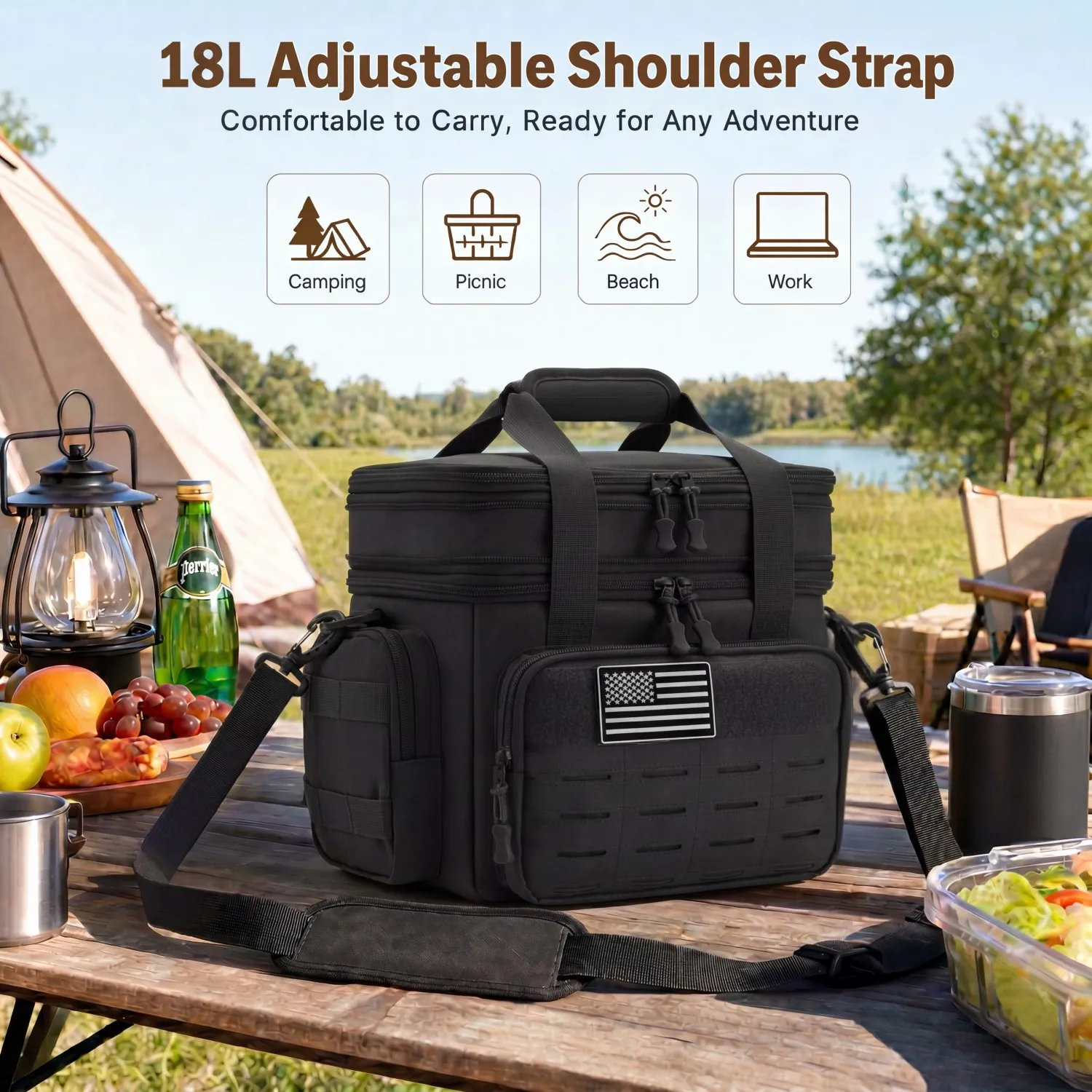 Insulated Lunch Bag Tactical Cooler Box - Image 8