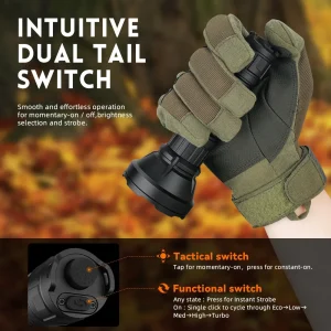 Sofirn Tactical Flashlight Type-C Rechargeable - Thumbnail Image 3