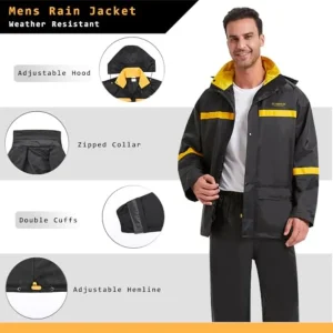 Rain Suits for Men Waterproof - Thumbnail Image 2