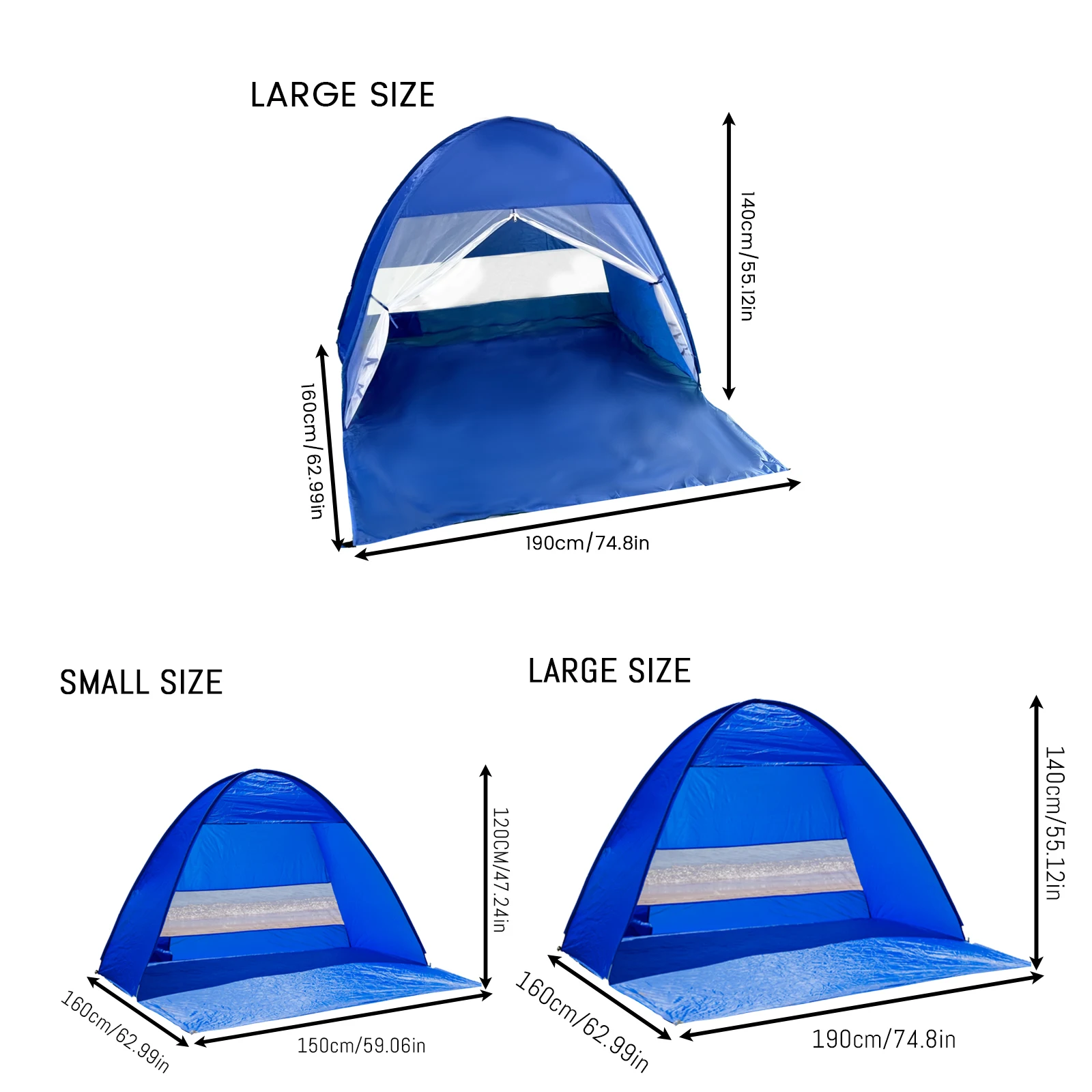 Beach Camping Tent Auto Open - Image 3