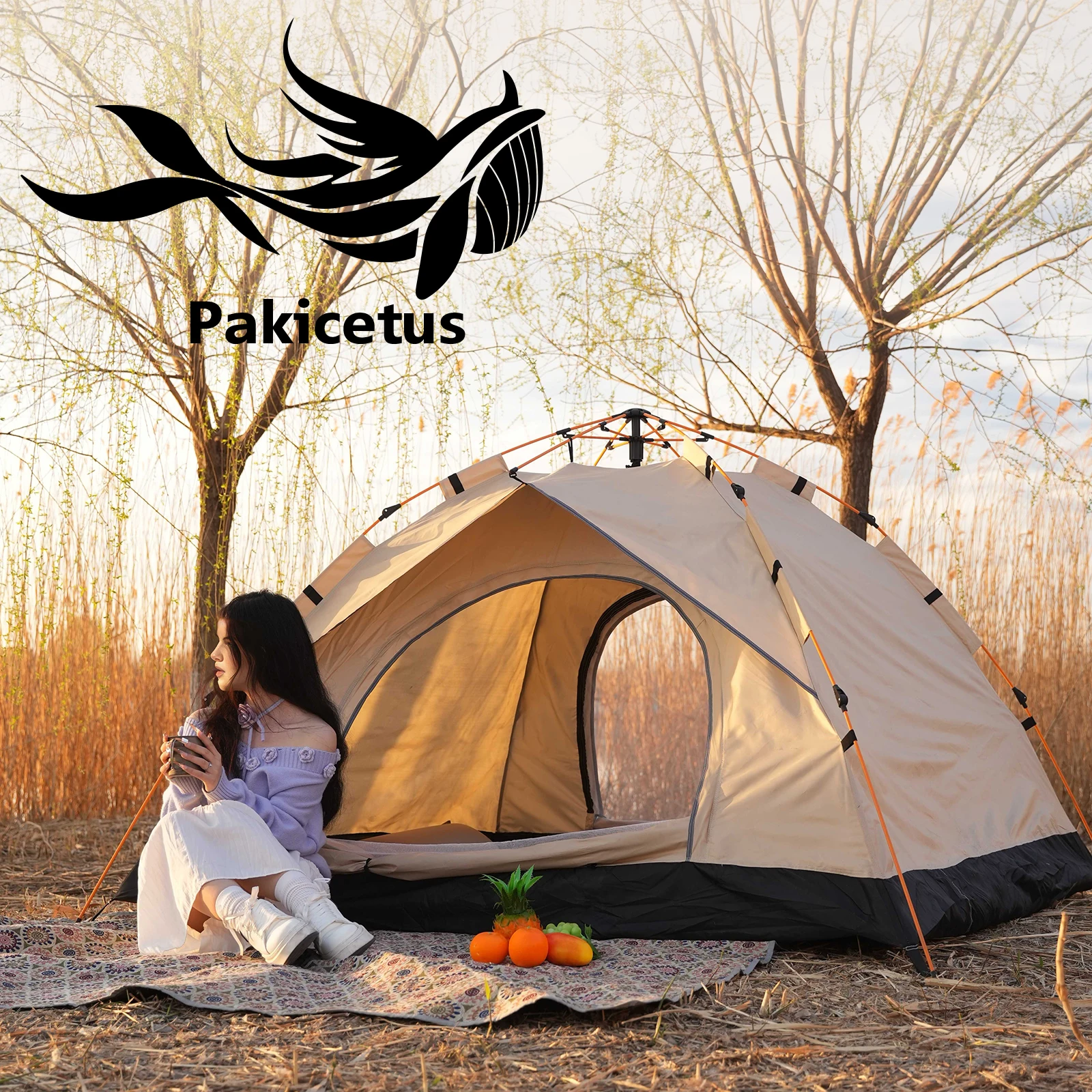 PAKICETUS 2-4 Person windproof Tents, - Image 1