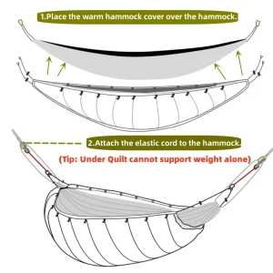 Night Cat Hammock Underquilts Sleeping Ba - Thumbnail Image 4