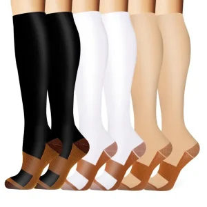 Women's 6-Pack Mid-Calf Compression Socks Bundle - Thumbnail Image 33
