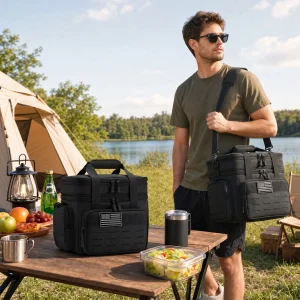 Insulated Lunch Bag Tactical Cooler Box - Thumbnail Image 7